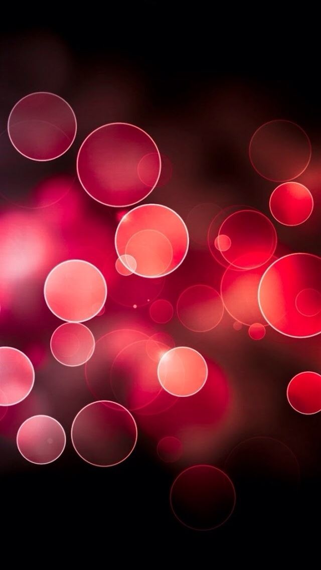 640x1136 Circle of light bokeh - pink iPhone Wallpaper