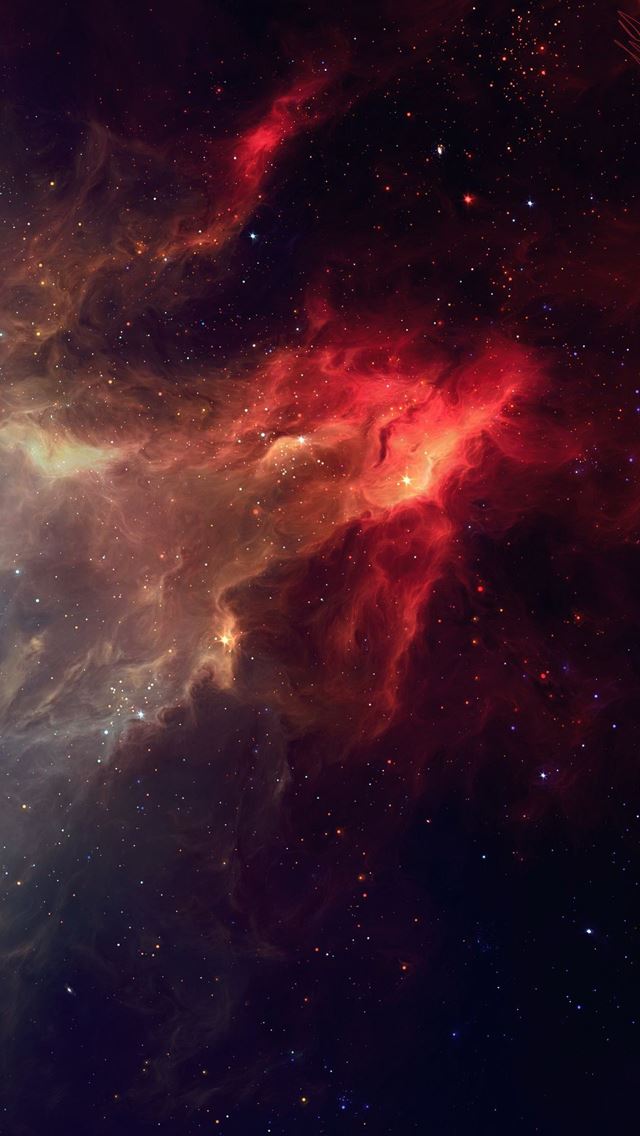 640x1136 Smoky Fire Galaxy - star iPhone Wallpaper