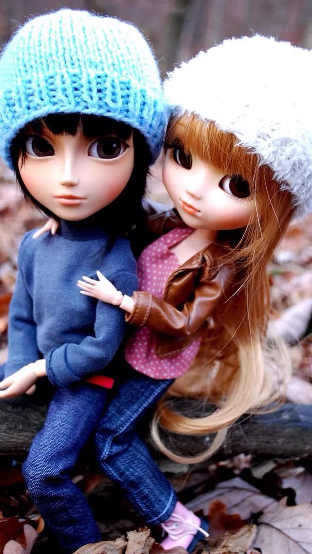 640x1136 Couple Doll -  iPhone Wallpaper