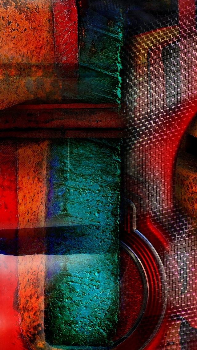 640x1136 Abstract Grunge Art - line iPhone Wallpaper