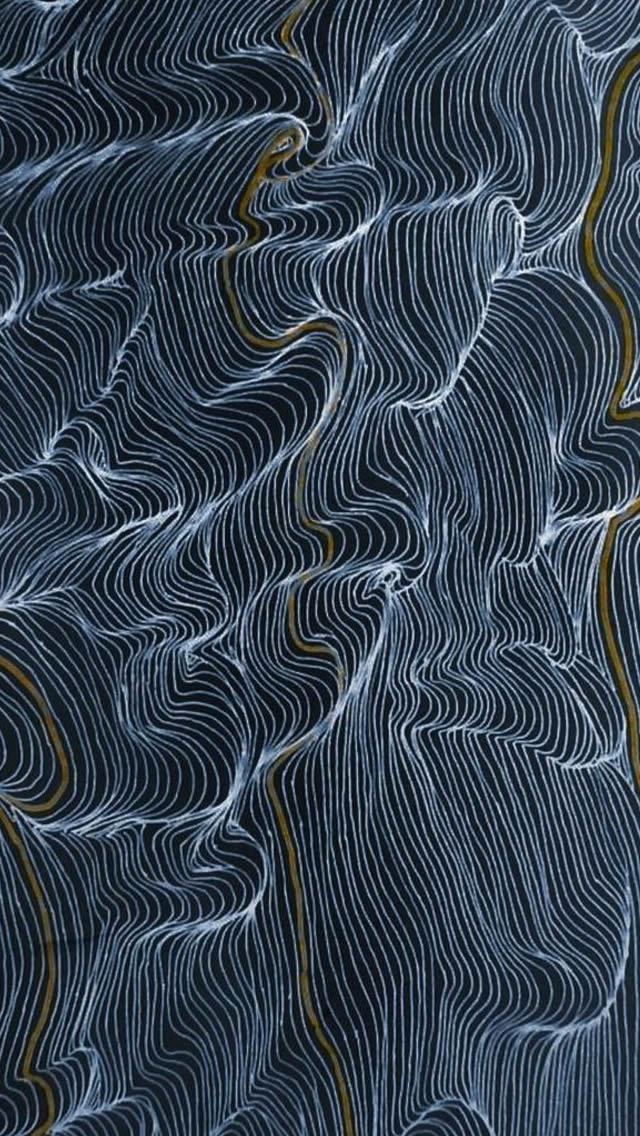 640x1136 Wavy Pattern - line iPhone Wallpaper