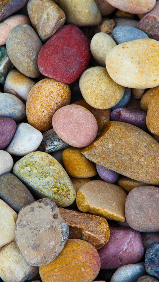 640x1136 Pebbles - color iPhone Wallpaper