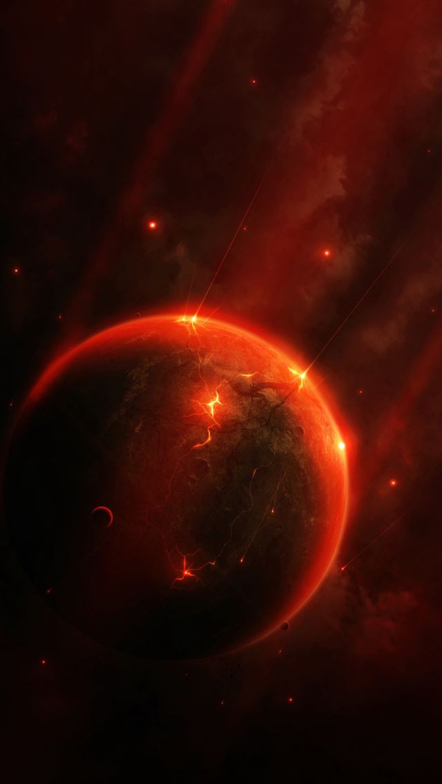 640x1136 Red planet -  iPhone Wallpaper