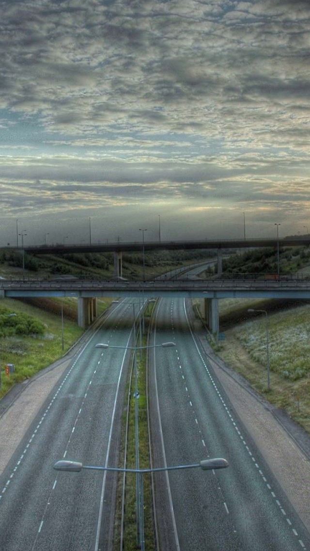 640x1136 Road Marking Bridge - bridge iPhone Wallpaper