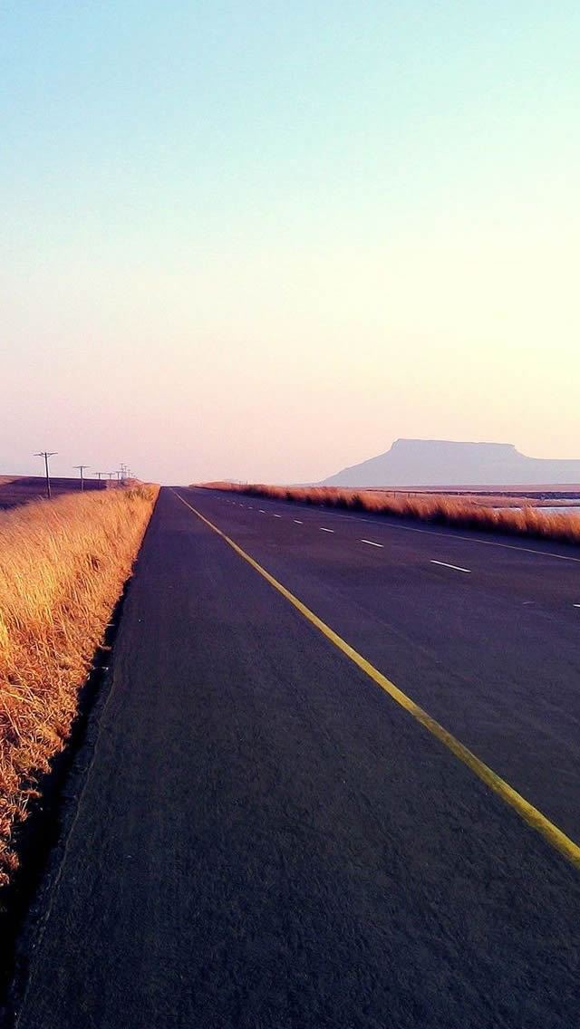 640x1136 Open Road Photography - cyan iPhone Wallpaper