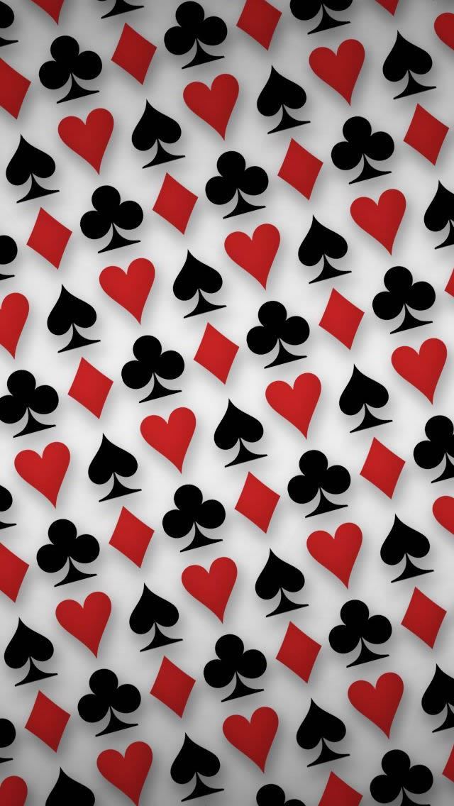 640x1136 Playing Cards Symbols Digital Art -  iPhone Wallpaper