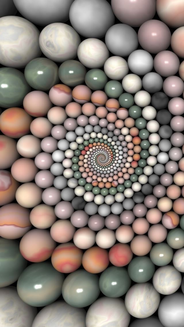 1284x2778 Spiral Stone - pink iPhone Wallpaper
