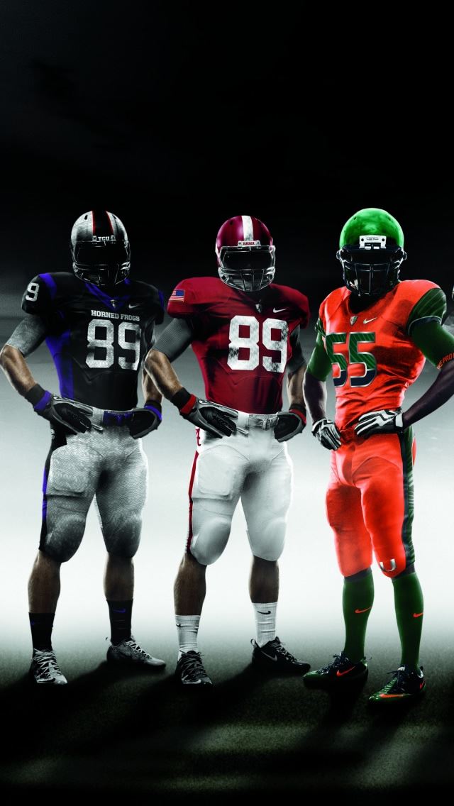 640x1136 American Football Players -  iPhone Wallpaper