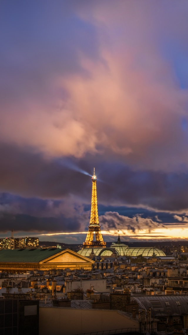 Paris After The Storm iPhone Wallpapers Free Download