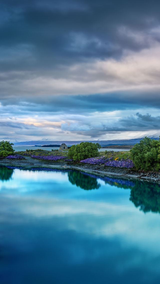 640x1136 Lake tekapo - lake iPhone Wallpaper