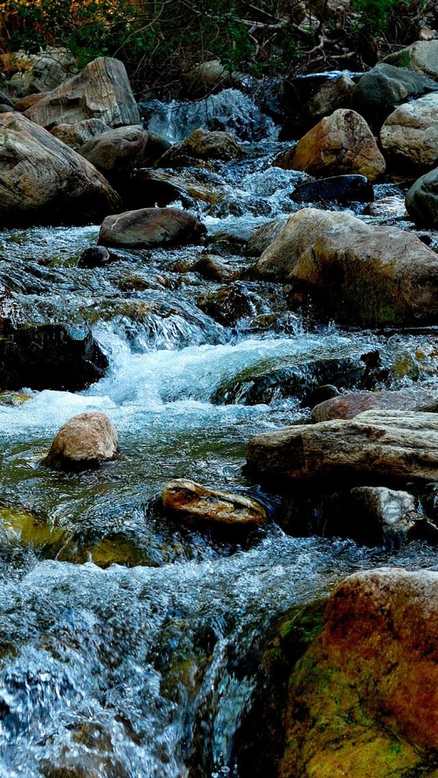 640x1136 Stones River - bubble iPhone Wallpaper