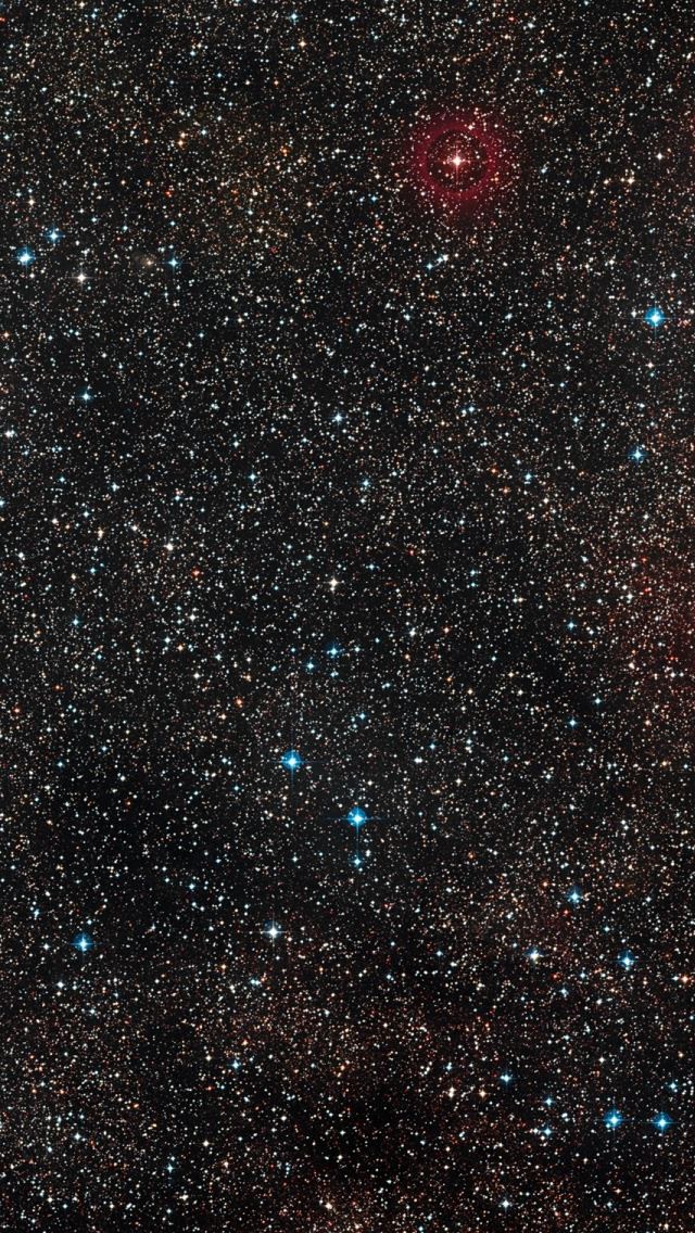 640x1136 Hyper Star - cyan iPhone Wallpaper