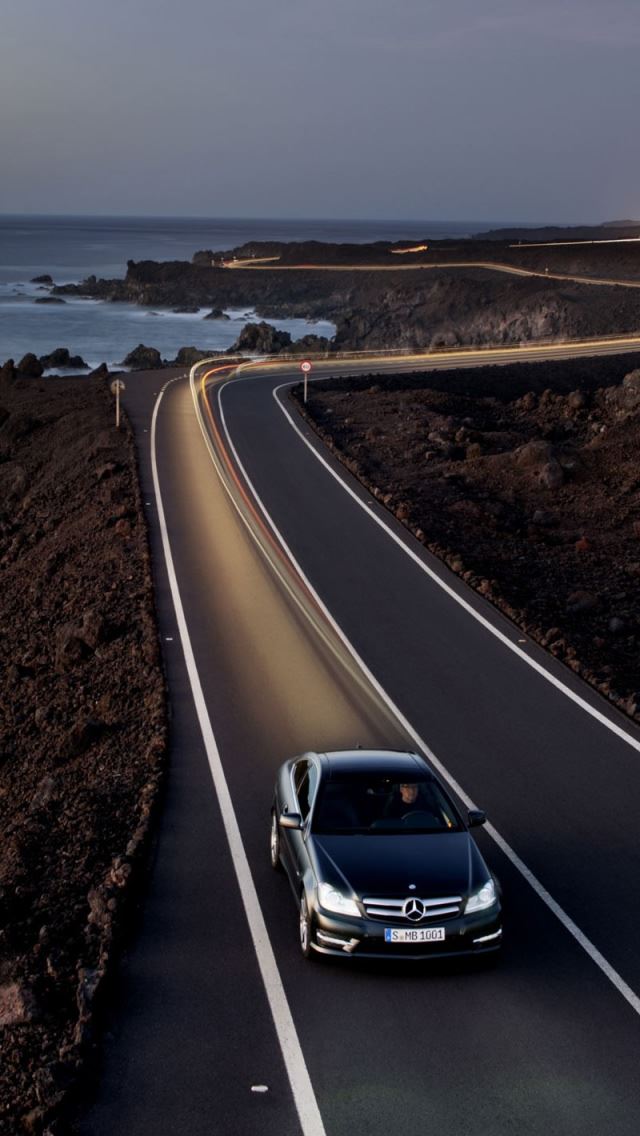640x1136 Mercedes Benz c Class Coupe - class iPhone Wallpaper