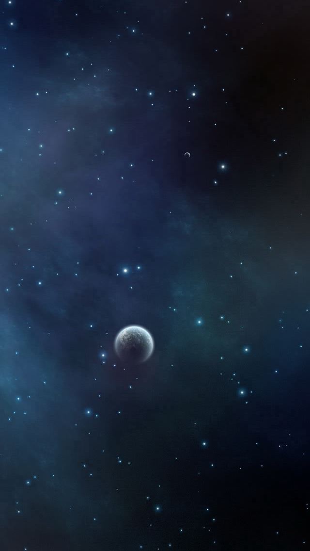 640x1136 Blue Cosmos Space - nebula iPhone Wallpaper