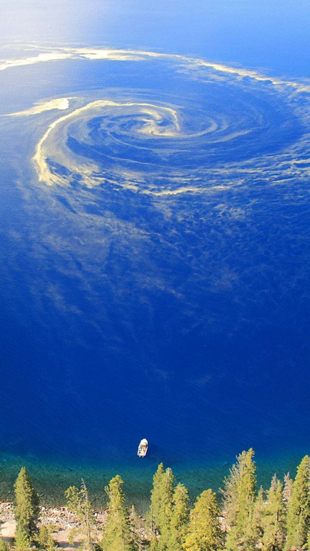 640x1136 blue swirl in the deep sea - swirl iPhone Wallpaper