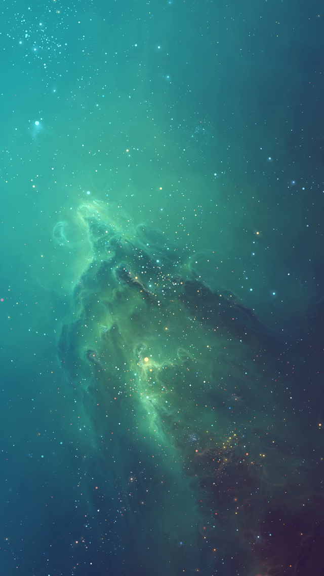 Ghost nebula iPhone wallpaper 