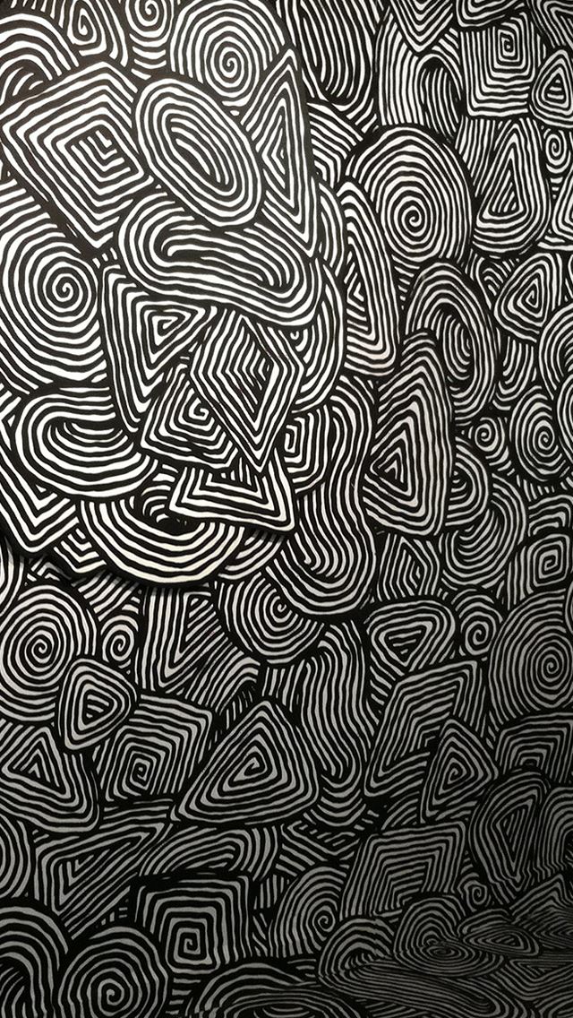640x1136 Eraser psychedelic pattern -  iPhone Wallpaper