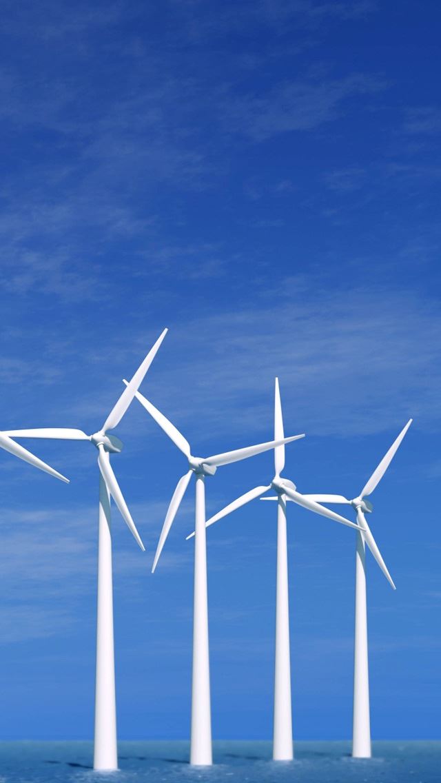 640x1136 Wind Electric Generator - windmill iPhone Wallpaper