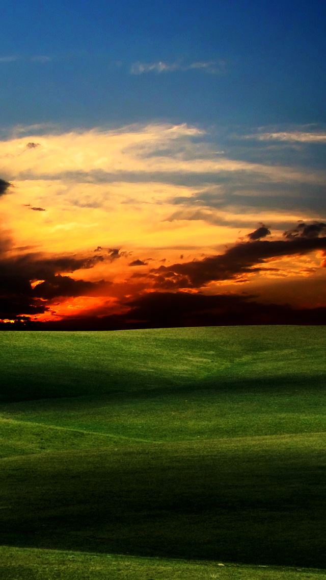 640x1136 Plains - sunset iPhone Wallpaper