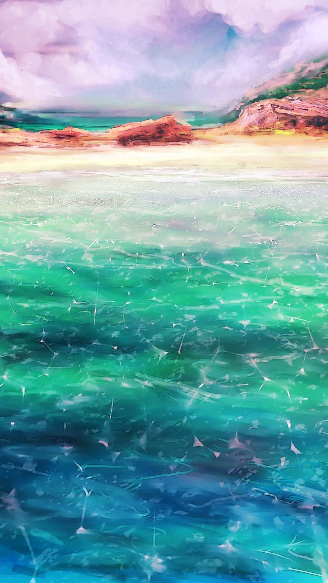 640x1136 Sea Art -  iPhone Wallpaper