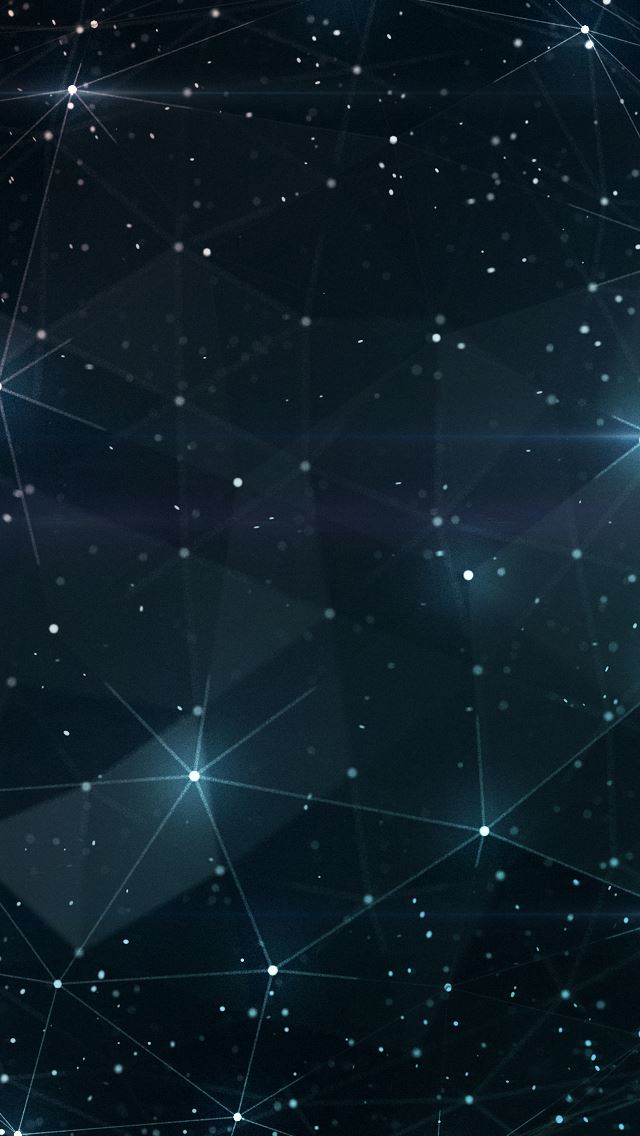 640x1136 Shiny Triangles Cage Abstract - circle iPhone Wallpaper