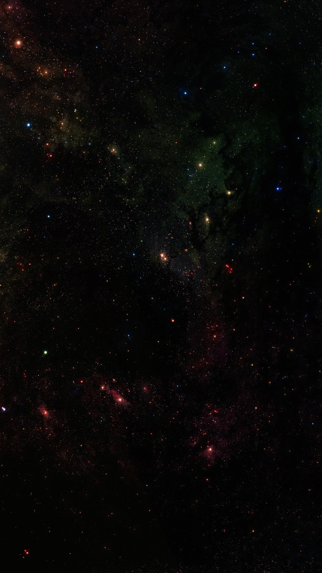 Planet In Deep Space iPhone wallpaper 