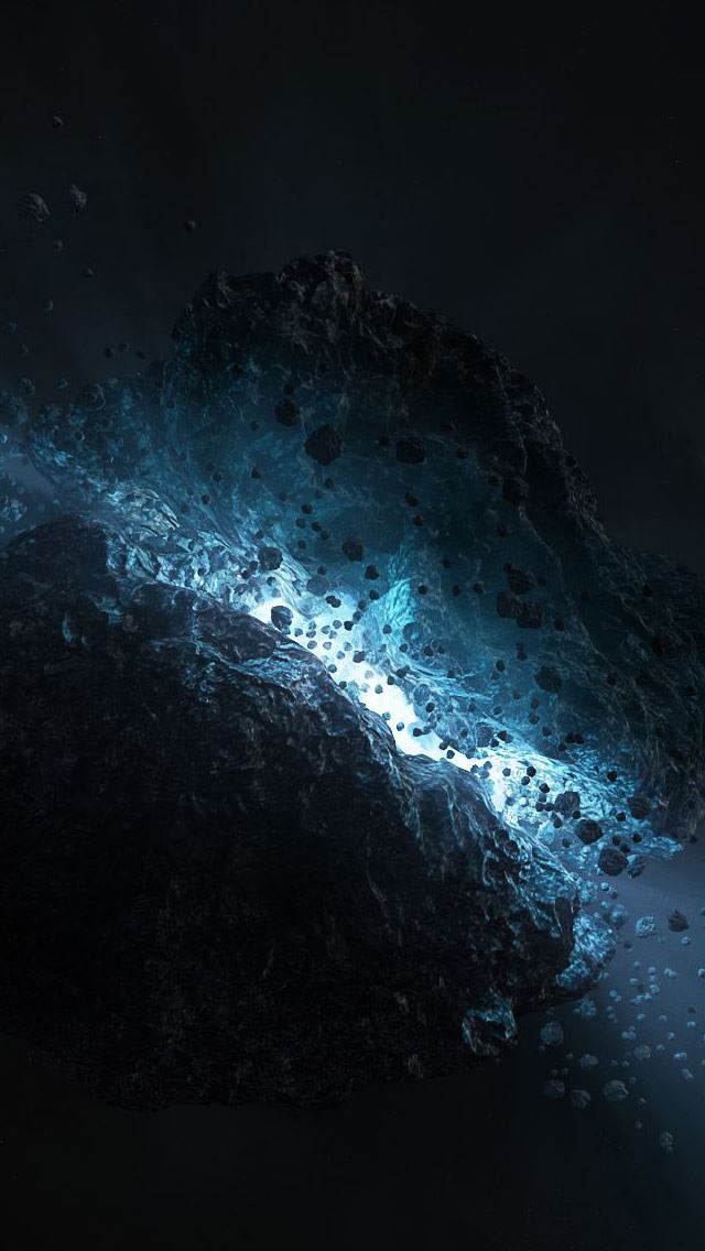 640x1136 Asteroid Fantasy - stone iPhone Wallpaper