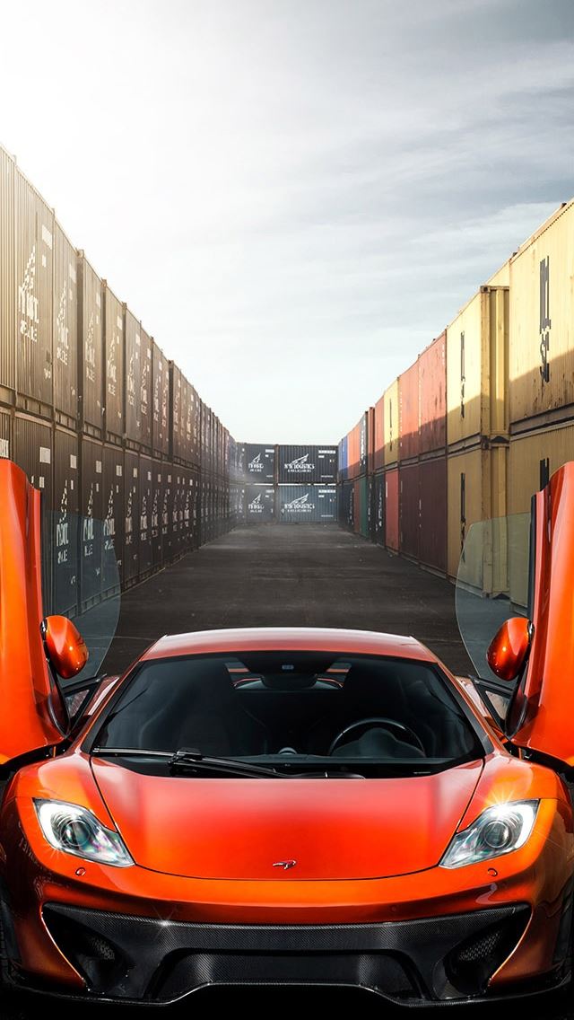 640x1136 Mclaren 12c Mp4 Vx - white iPhone Wallpaper