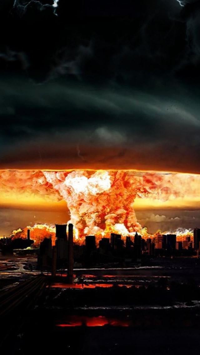 640x1136 Nuclear Explosion Of Darkness - darkness iPhone Wallpaper