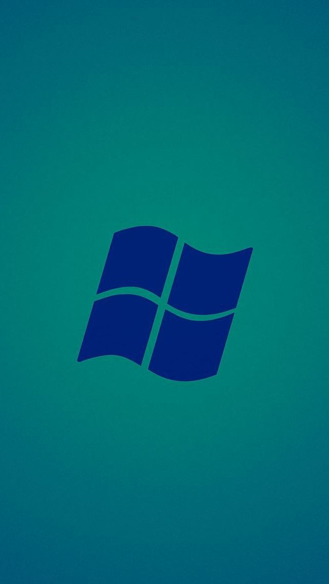 640x1136 Microsoft windows blue logo - windows iPhone Wallpaper