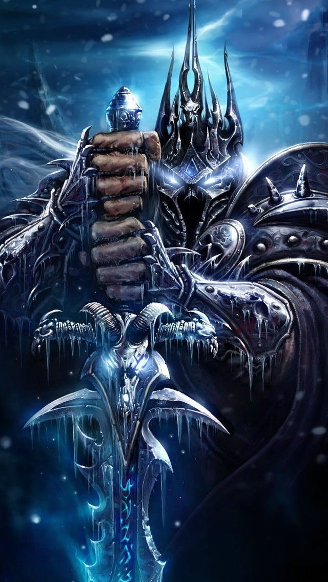 World Of Warcraft Death Knight iPhone wallpaper 