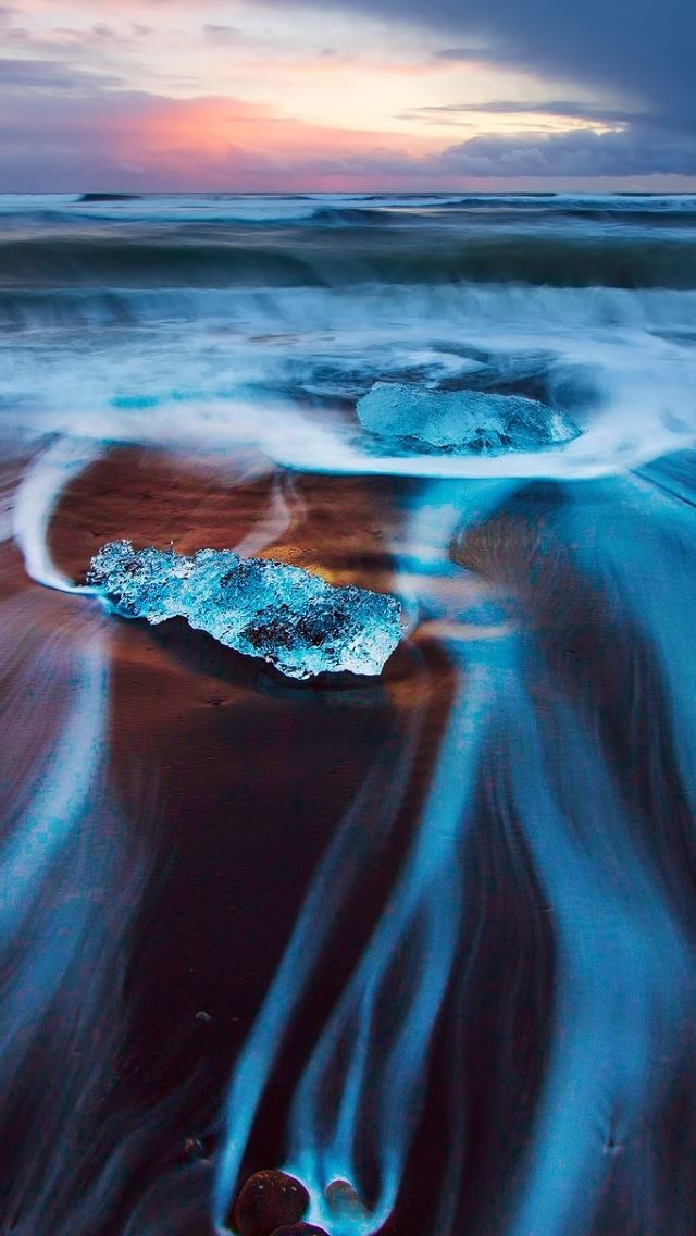 640x1136 Iceland Beach Landscape - iceland iPhone Wallpaper