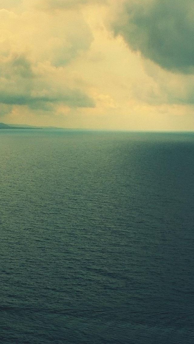 640x1136 clouds landscape on sea - sea iPhone Wallpaper