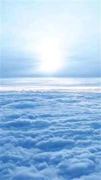 Above blue sky wallpaper