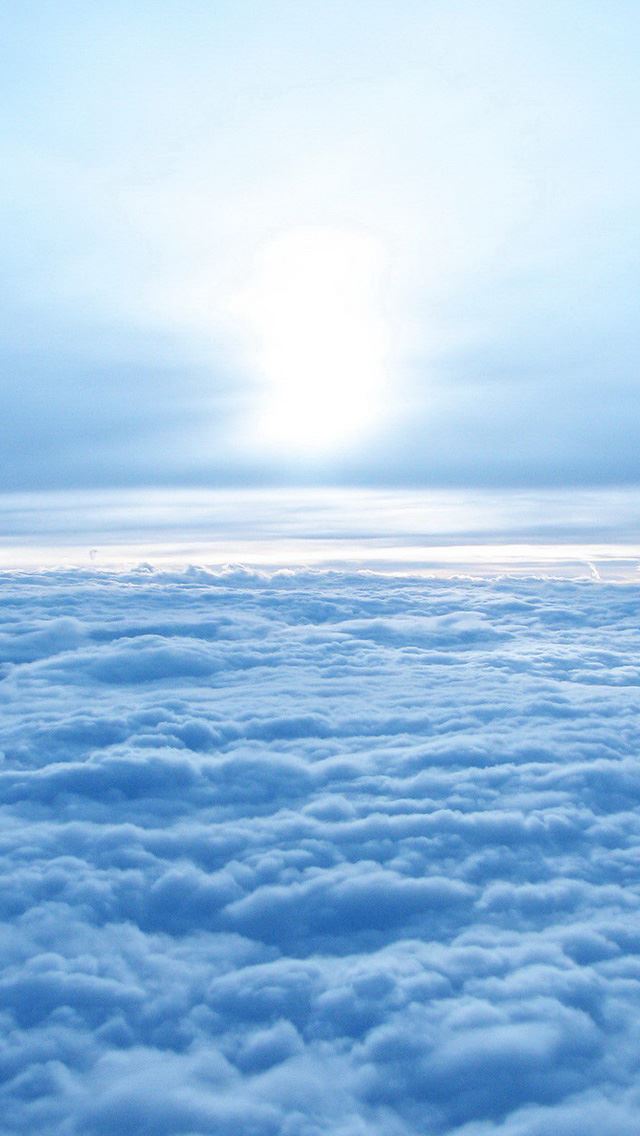 640x1136 Above blue sky - cloud iPhone Wallpaper