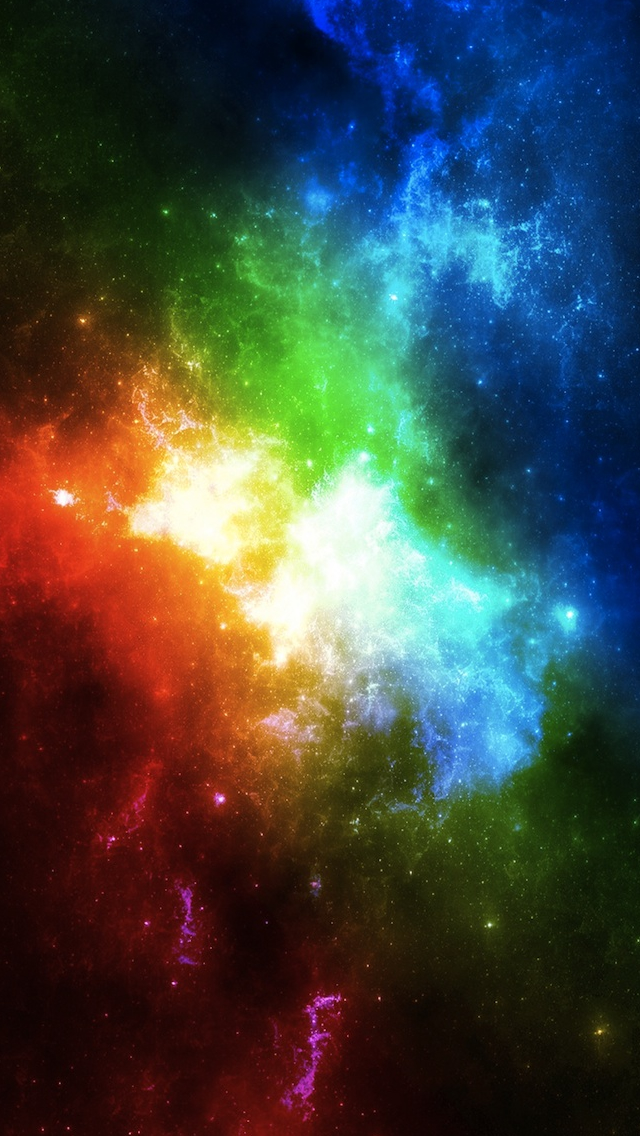 Abstract Colorful Space iPhone Wallpapers Free Download