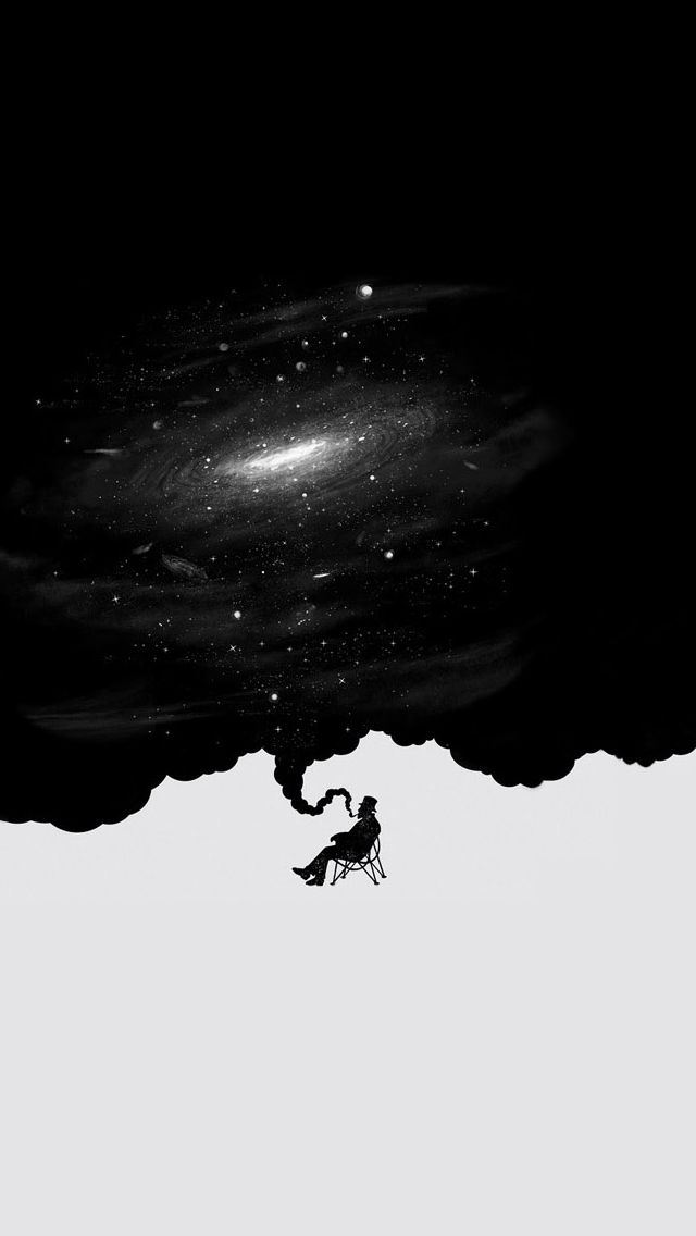 640x1136 pondering space - smoke iPhone Wallpaper