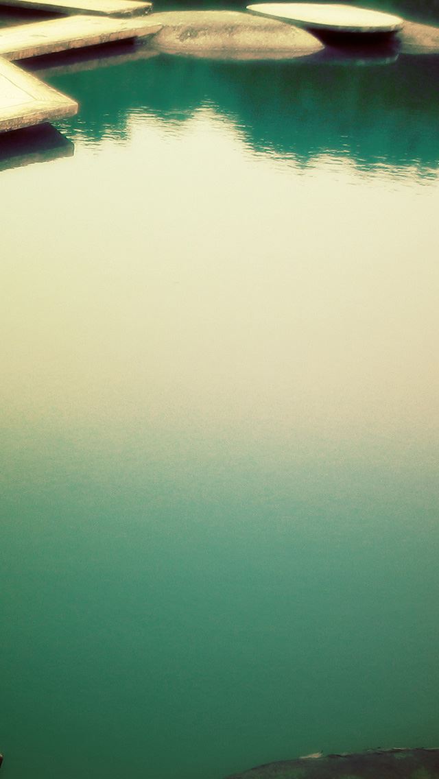 640x1136 Lake - stone iPhone Wallpaper