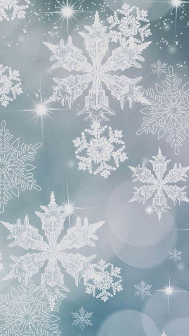 640x1136 Snowflake Pattern Background -  iPhone Wallpaper
