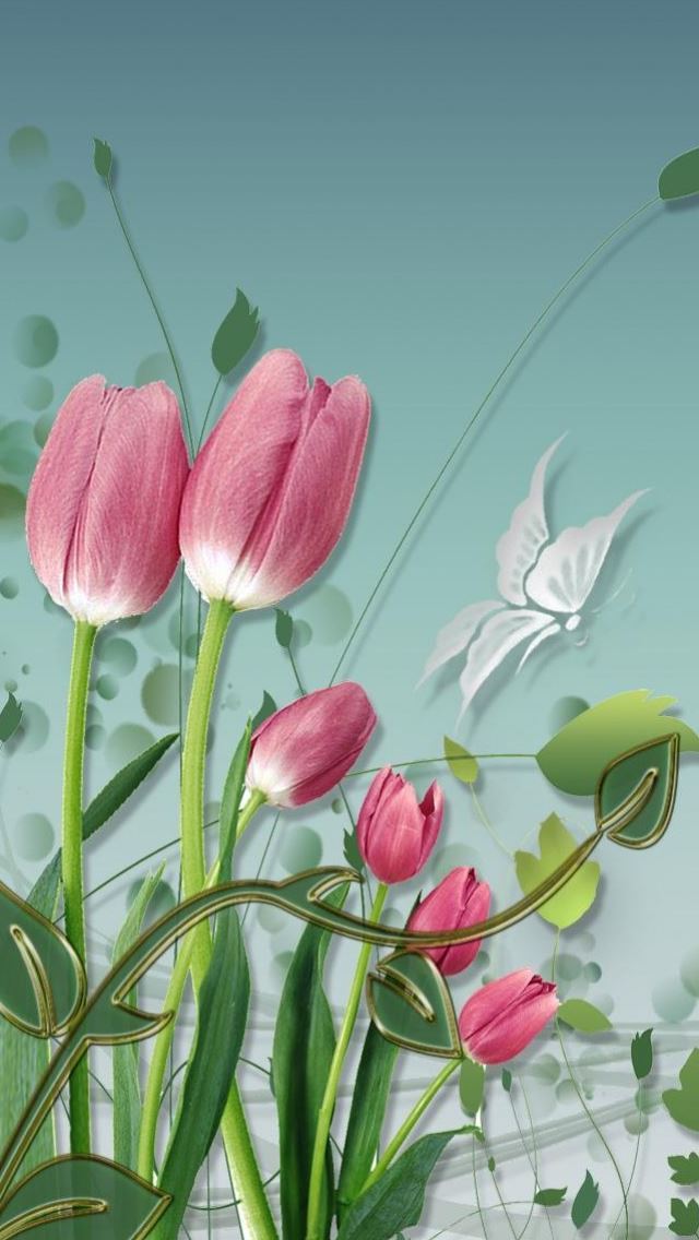 640x1136 Happy Mothers Day 2010 -  iPhone Wallpaper