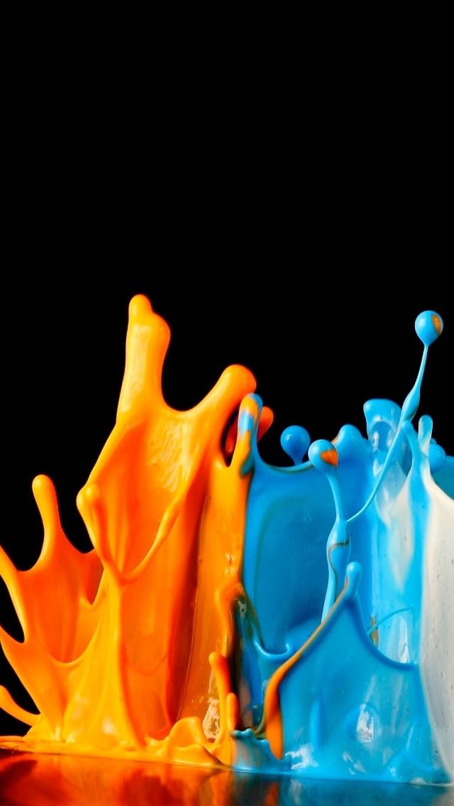 640x1136 Color Explosion - circle iPhone Wallpaper