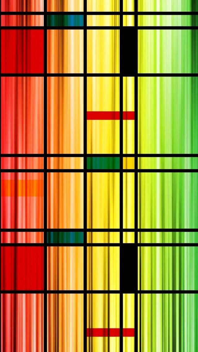 640x1136 Rainbow Grid Abstract - rectangle iPhone Wallpaper