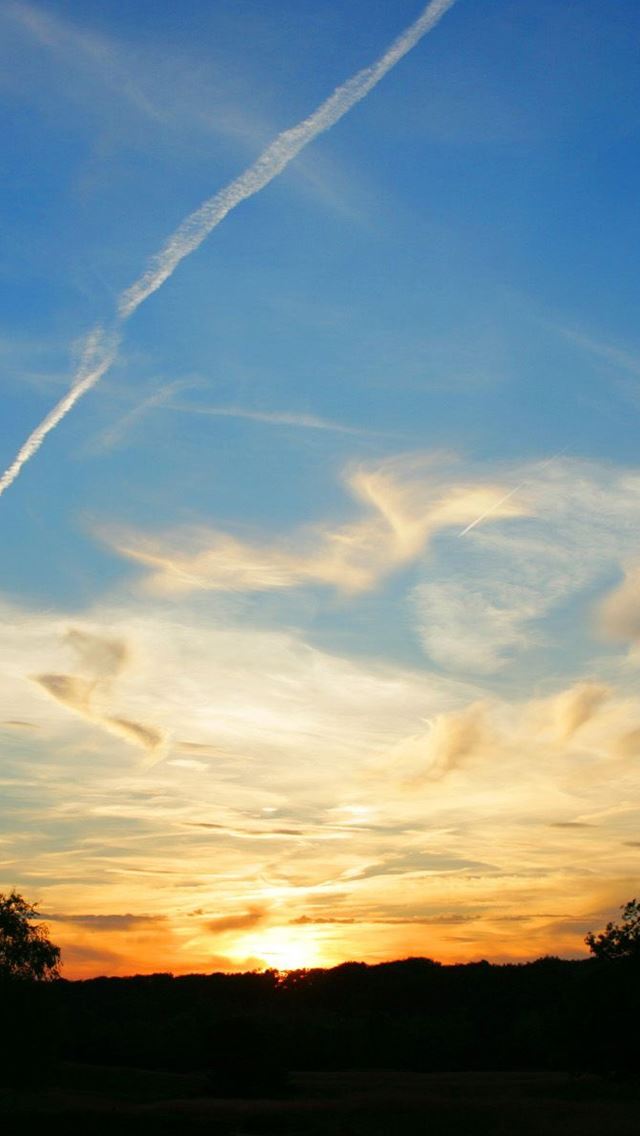 640x1136 Sunset - scape iPhone Wallpaper