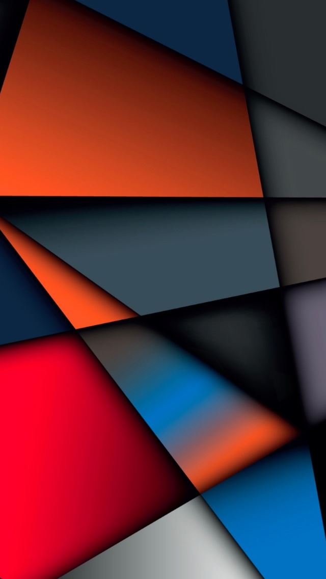 640x1136 Abstract Multicolor Geometry Shape -  iPhone Wallpaper
