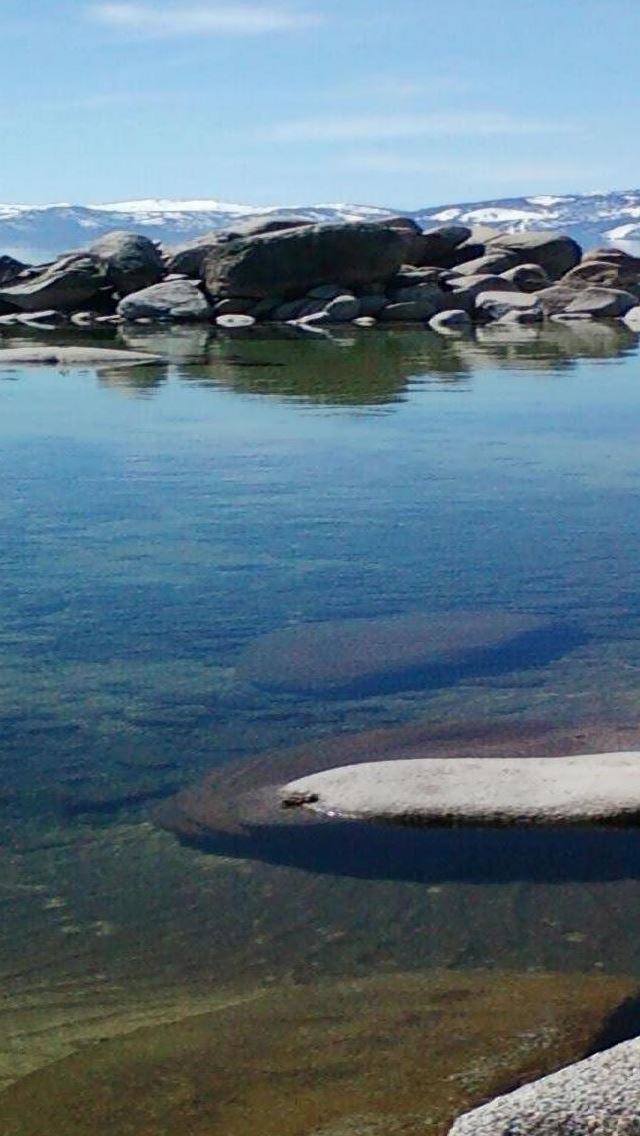 640x1136 Rock In Peace Lake - lake iPhone Wallpaper