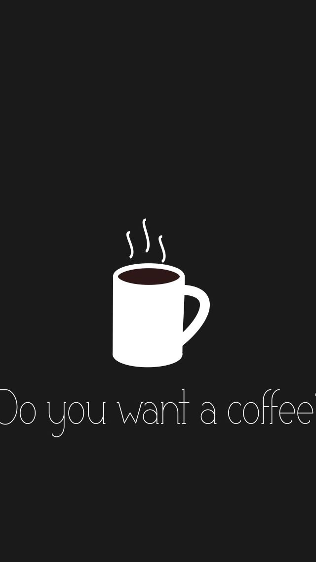 640x1136 Coffee Minimalism Cool Cute Fun - cup iPhone Wallpaper