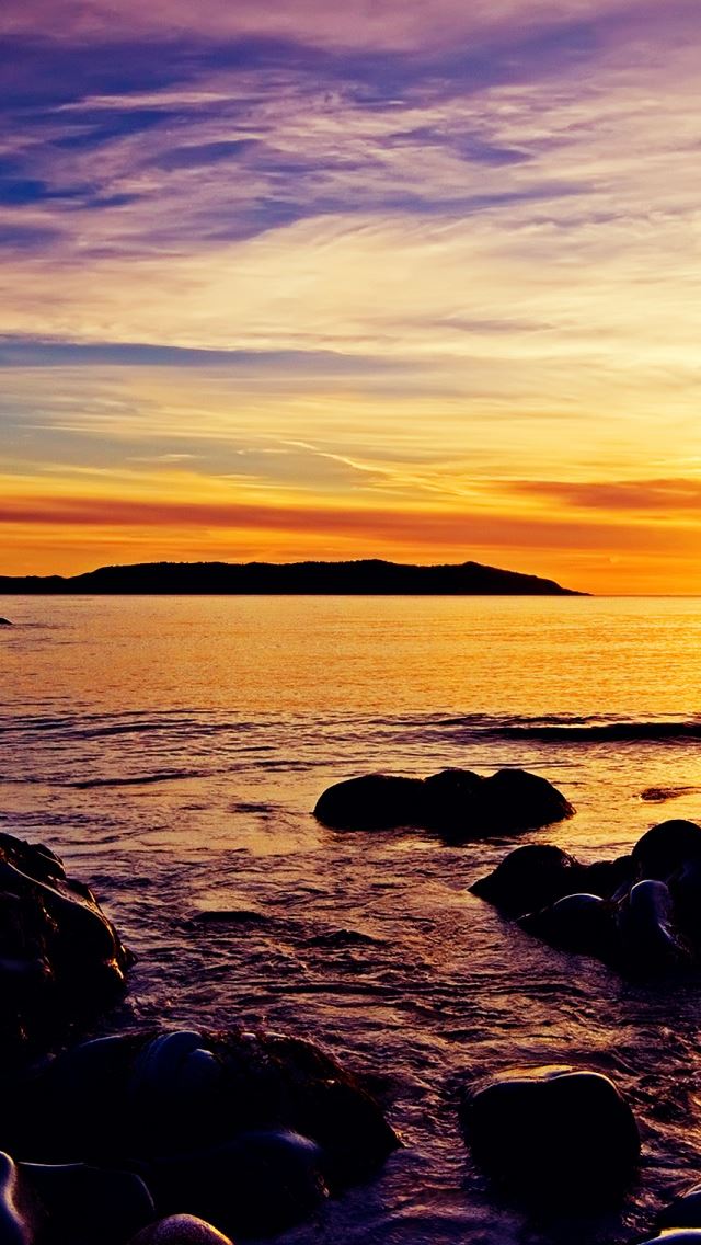 640x1136 Sunrise Beach - sunrise iPhone Wallpaper