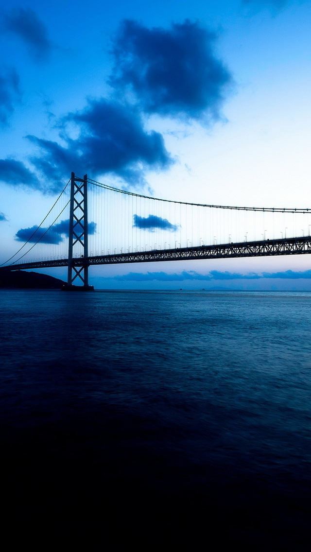 640x1136 Pearl Bridge in Japan - japan iPhone Wallpaper