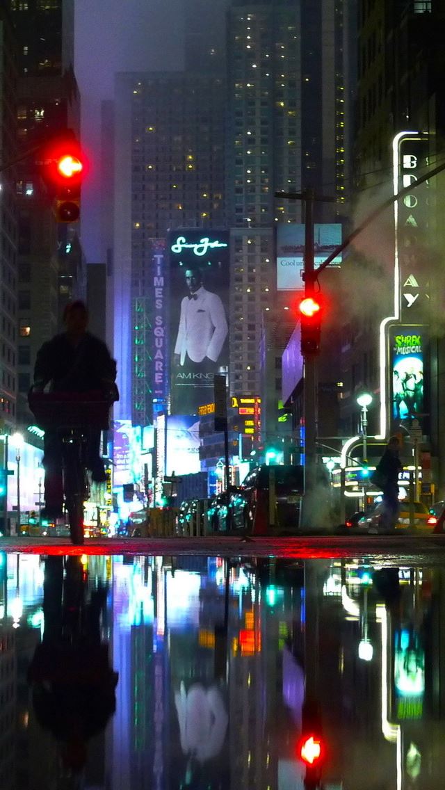 640x1136 The City's Night - ad iPhone Wallpaper