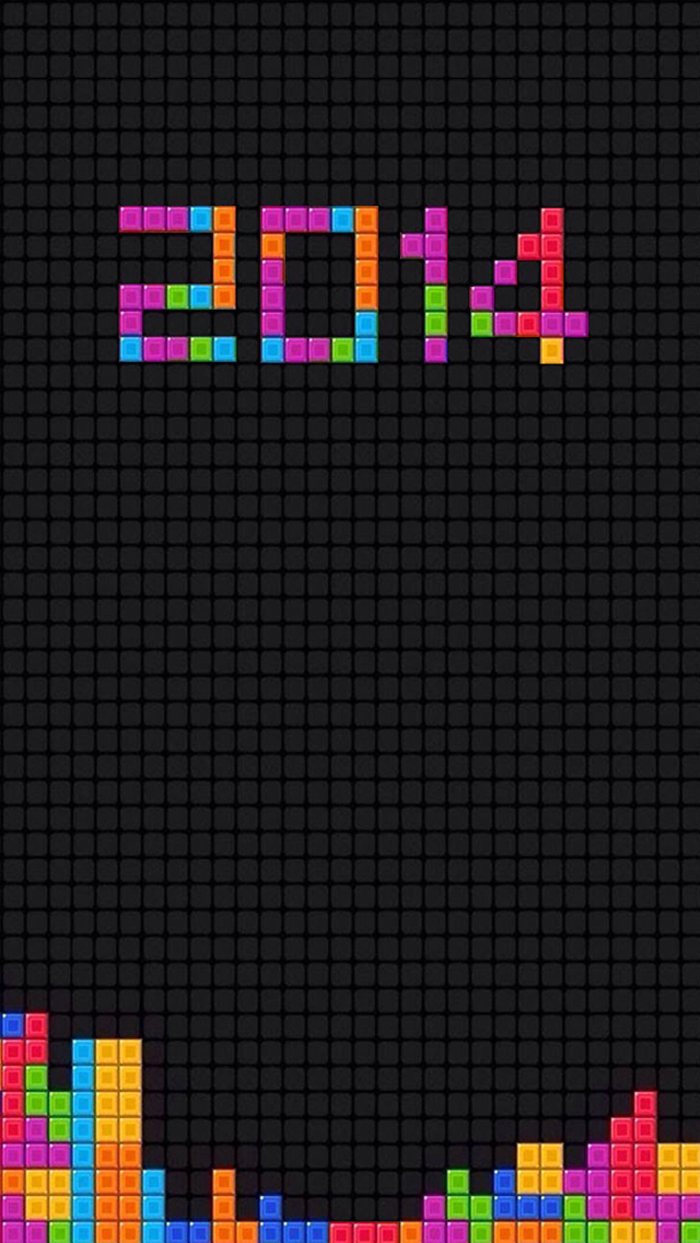 Tetris 2014 iPhone wallpaper 